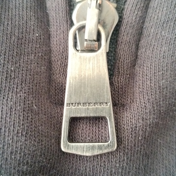 Burberry Cotton 1/4 Zip Sweater - Picture 3 of 5